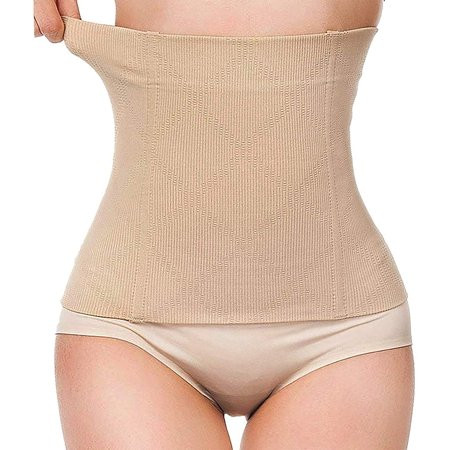 Junlan 2 in 1 Postpartum Recovery Belt Body Wraps Works for Tighten Loose Skin(Beige XL) | Walmart (US)