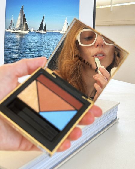 Summer beauty with Prada makeup. Loving these fresh bright eyeshadow and lush lip balm for a naturally glam makeup look evoking summer sunsets at the beach. On sale now at Sephora!

Style Tip: keep your look light and airy via sheer tinted sunglasses in a white or cream frame. Linked similar options, below, including an Isabel Marant pair on sale at Shopbop. 

#LTKbeauty #LTKxSephora #LTKfindsunder50
