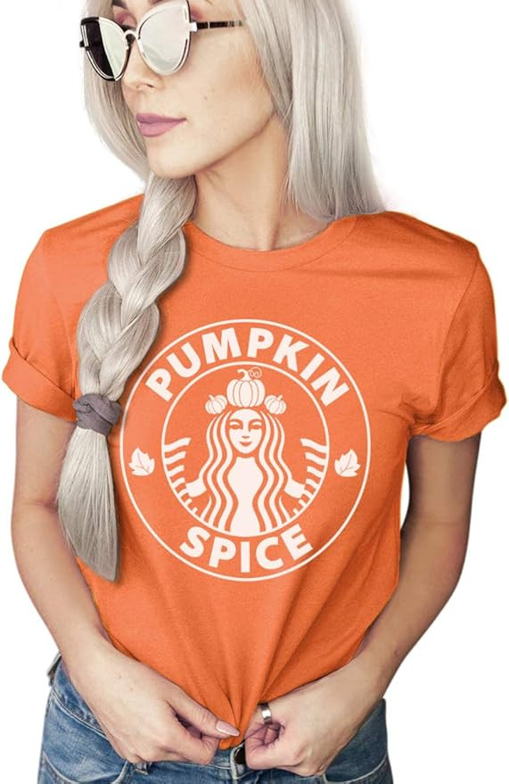 Pumpkin Spice T-Shirt | Cute Fall Halloween Thanksgiving Tee | Unisex Sizing | Amazon (US)