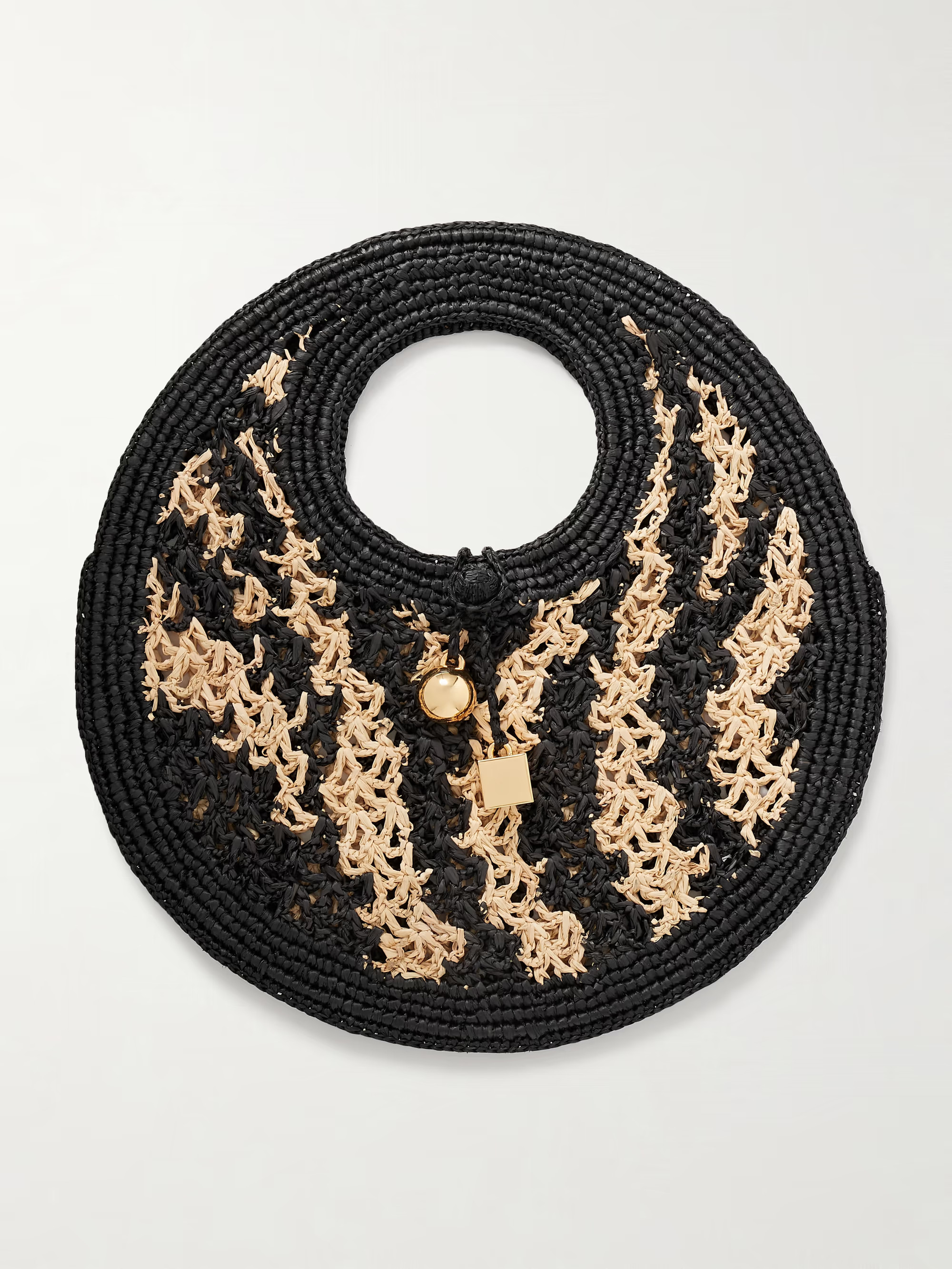 Spiaggia small woven raffia tote | NET-A-PORTER (US)