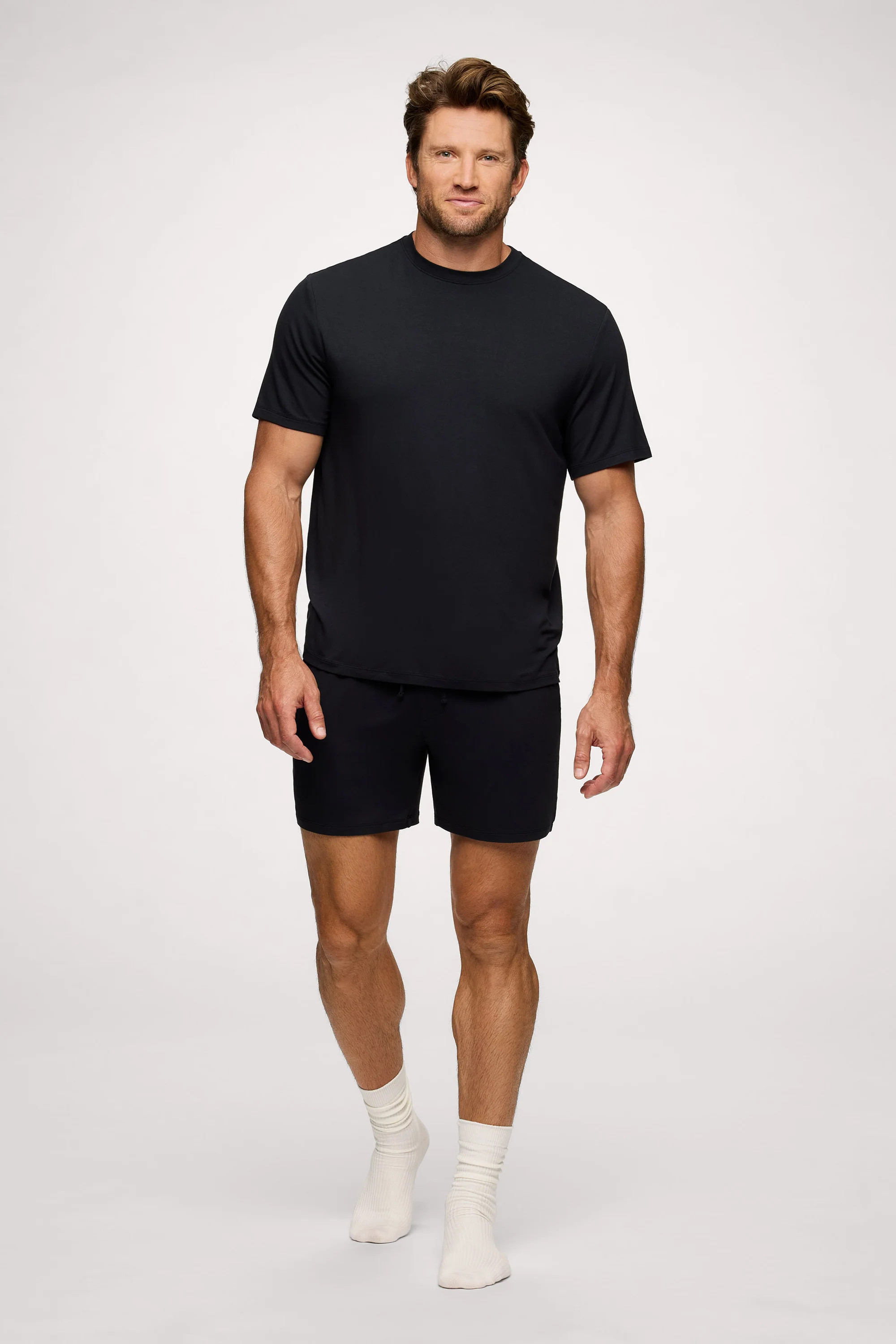 Men's Pajama Short Set | Black | nuuds