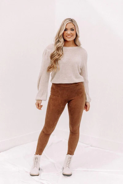 Brown Suede Pants | Lane 201 Boutique
