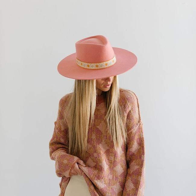 The Dae Triangle Crown Hat - Pink | Gigi Pip