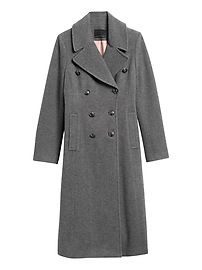 Italian Melton Long Coat | Banana Republic (US)