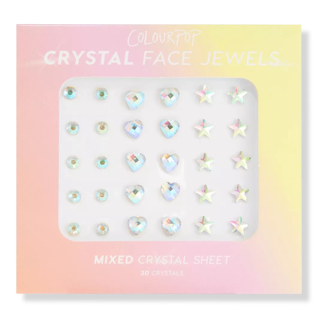 Mixed Crystal Reusable Face Jewels | Ulta