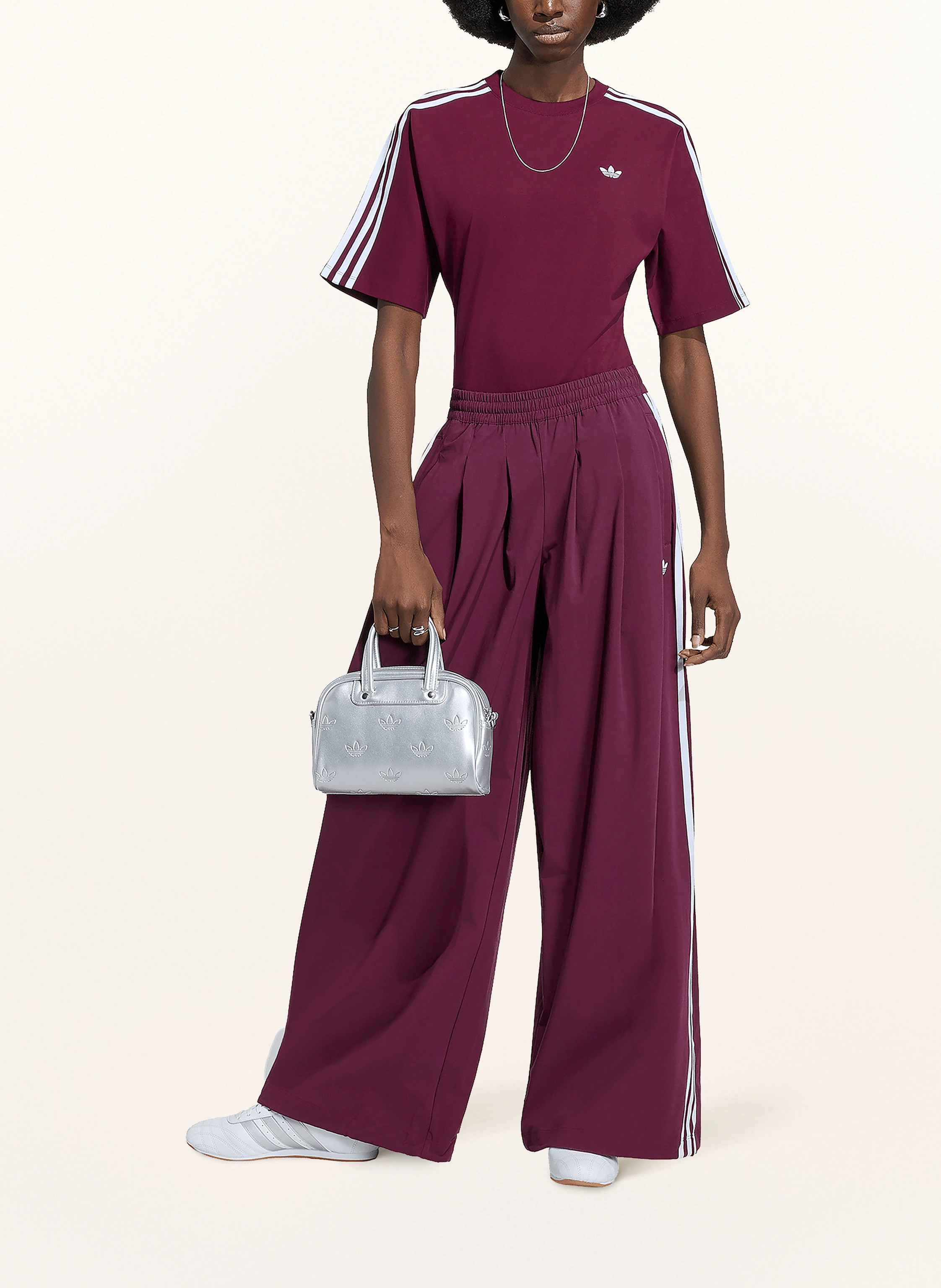 adidas Originals Track Pants ADILENIUM 5.0 PLEATED in dunkelrot | Breuninger (DACH)
