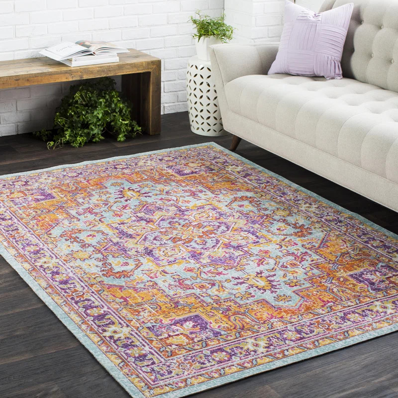 Solal Performance Lavender/Purple Rug | Wayfair North America