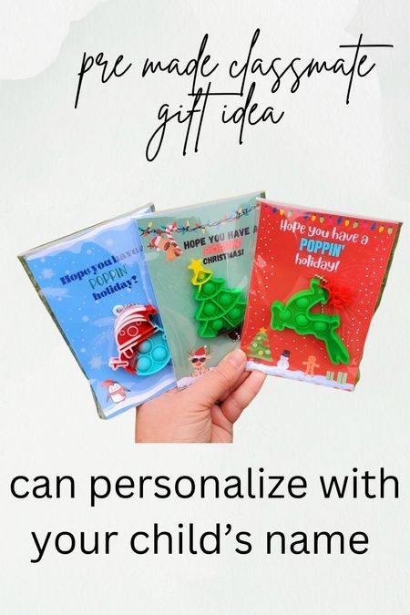 Classmate Christmas gift ideas, friend gift ideas, classroom gifts 

#LTKkids #LTKHoliday