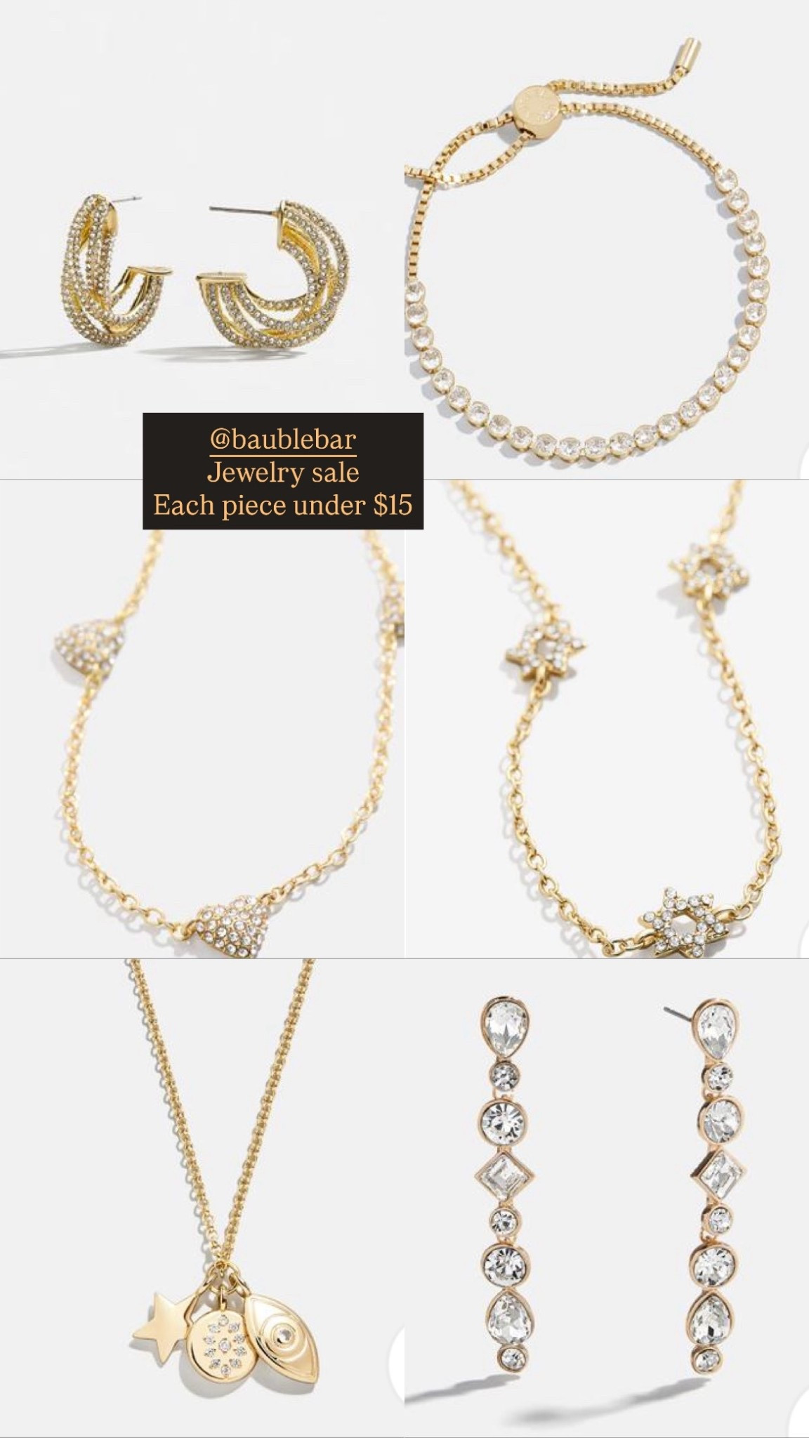 Baublebar sale
Jewelry sale
Jewelry under $20 
Gift ideas 
Dainty gold jewelry 


#LTKSeasonal #LTKFindsUnder50 #LTKGiftGuide