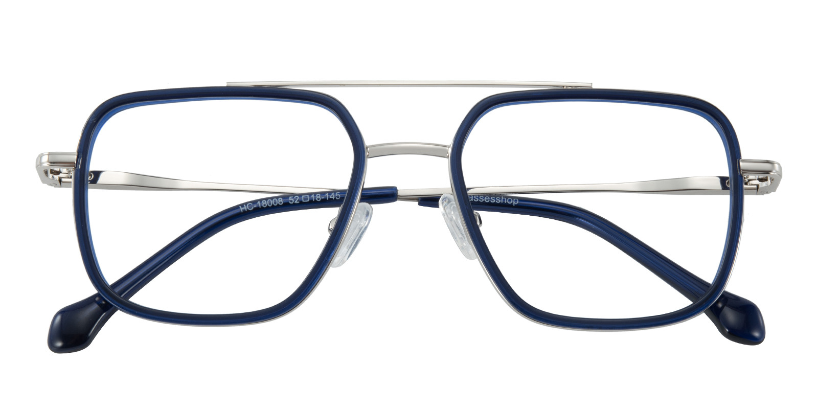 Aviator Blue/Silver Eyeglasses - FZ2209 | GlassesShop 