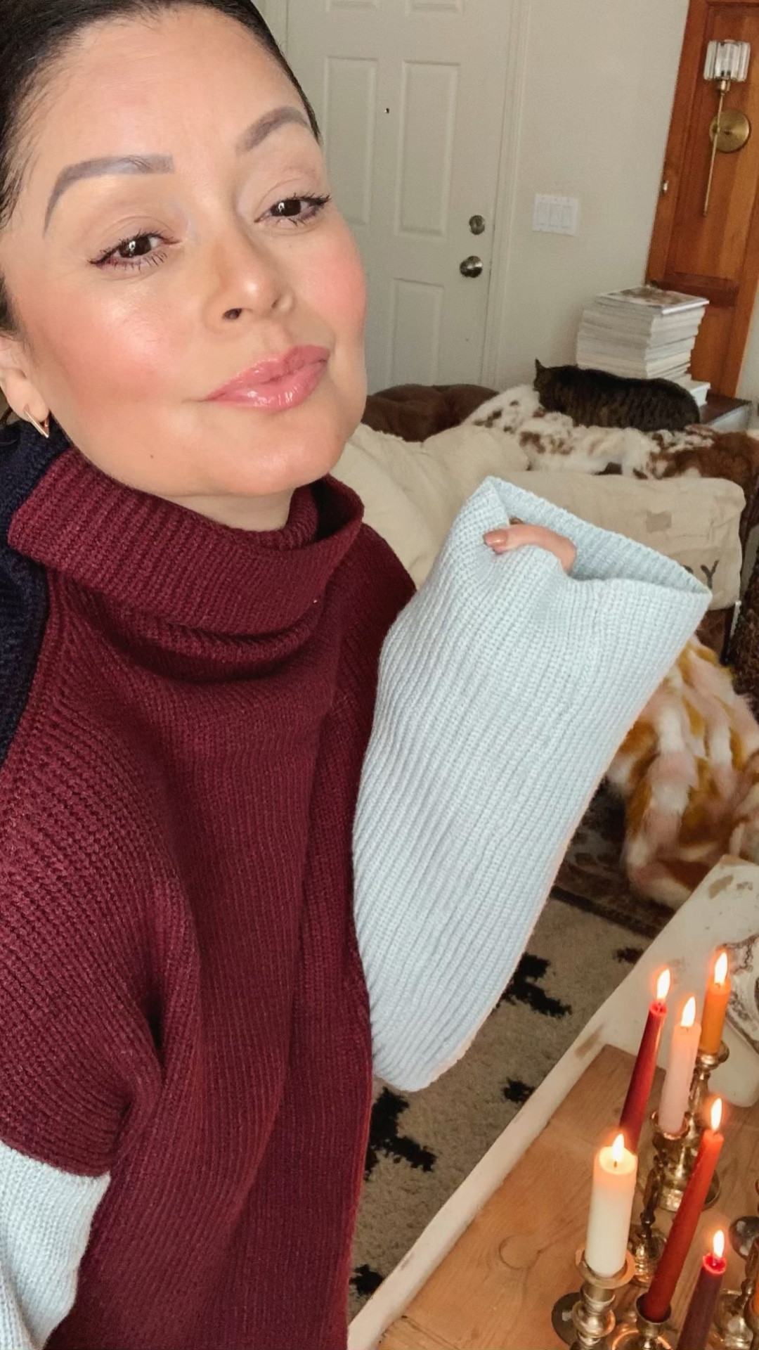 Cozy for fall! Wearing a size s/m in the sweater. 

Cozy home decor
Fall home decor


#LTKSaleAlert #LTKHome #LTKSeasonal