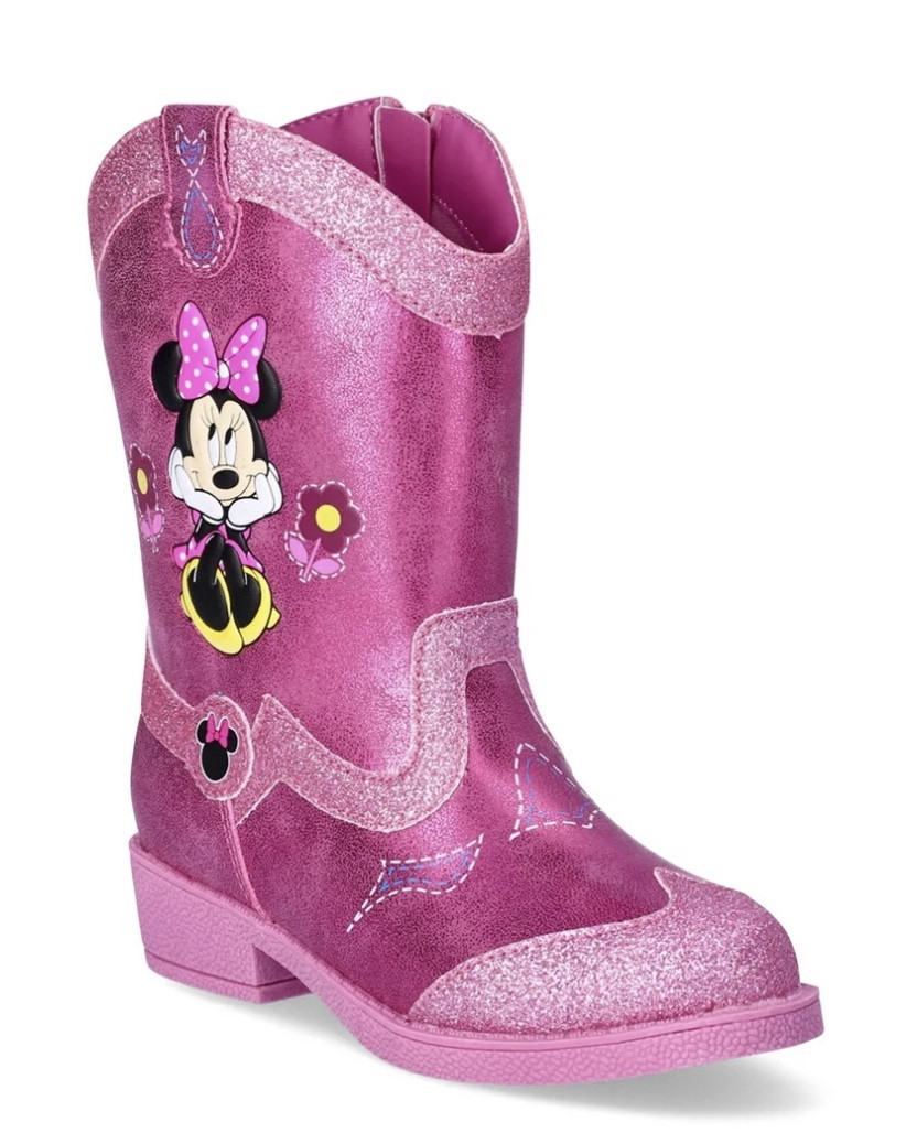 Kids Disney cowboy boots only $19.99. 

#LTKKids #LTKFamily #LTKShoeCrush