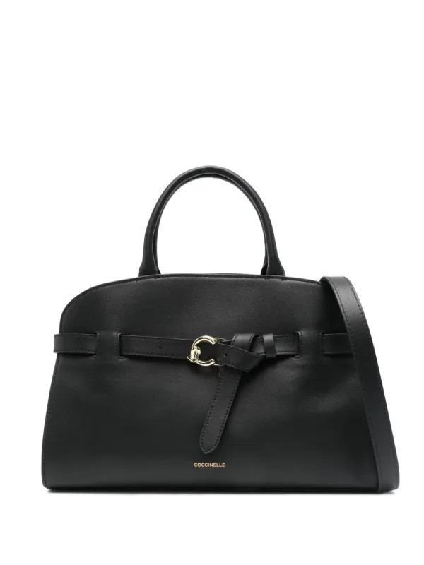 Sabine belt-buckle leather tote bag | Farfetch Global