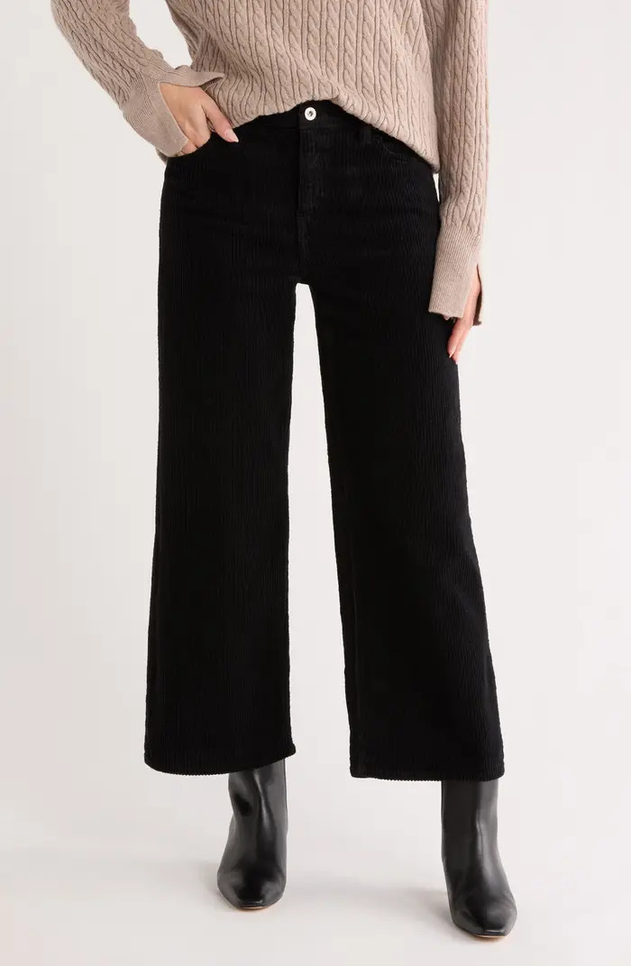Cherise Crop Wide Leg Corduroy Jeans | Nordstrom Rack