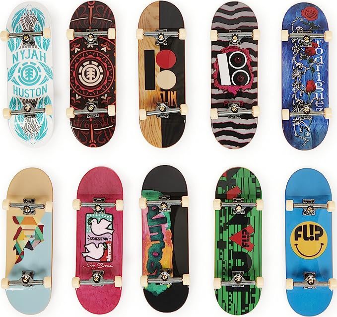 Tech Deck, DLX Pro 10-Pack of Collectible Fingerboards, For Skate Lovers Age 6 and up | Amazon (US)