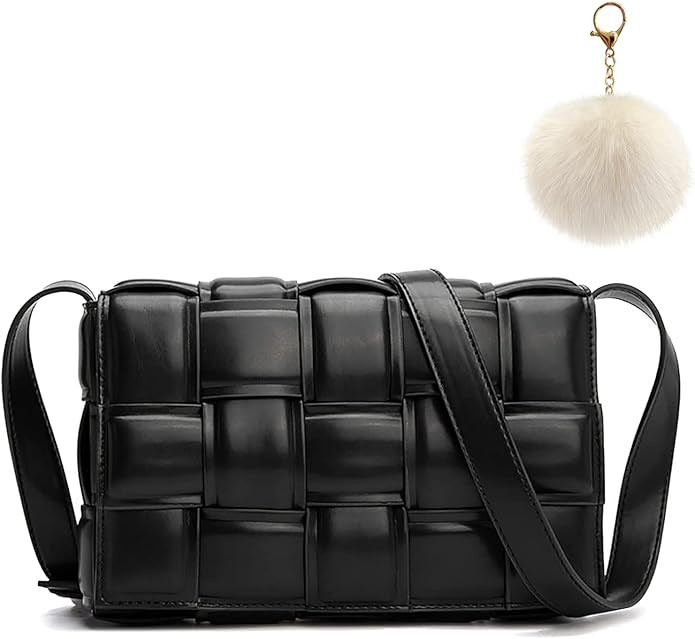 Padded Cassette crossbody bag,Ladies Crossbody Bags Fashion Shoulder Handags, PU Leather Shoulder... | Amazon (UK)