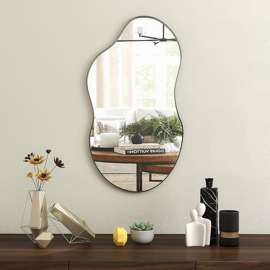SHYFOY Asymmetrical Wall Mirror Decorative Large Irregular Mirrors for Wall Decor Living Room Mod... | Amazon (US)