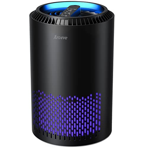 AROEVE Air Purifiers for Home, HEPA Air Purifiers Air Cleaner For Smoke Pollen Dander Hair Smell ... | Amazon (US)