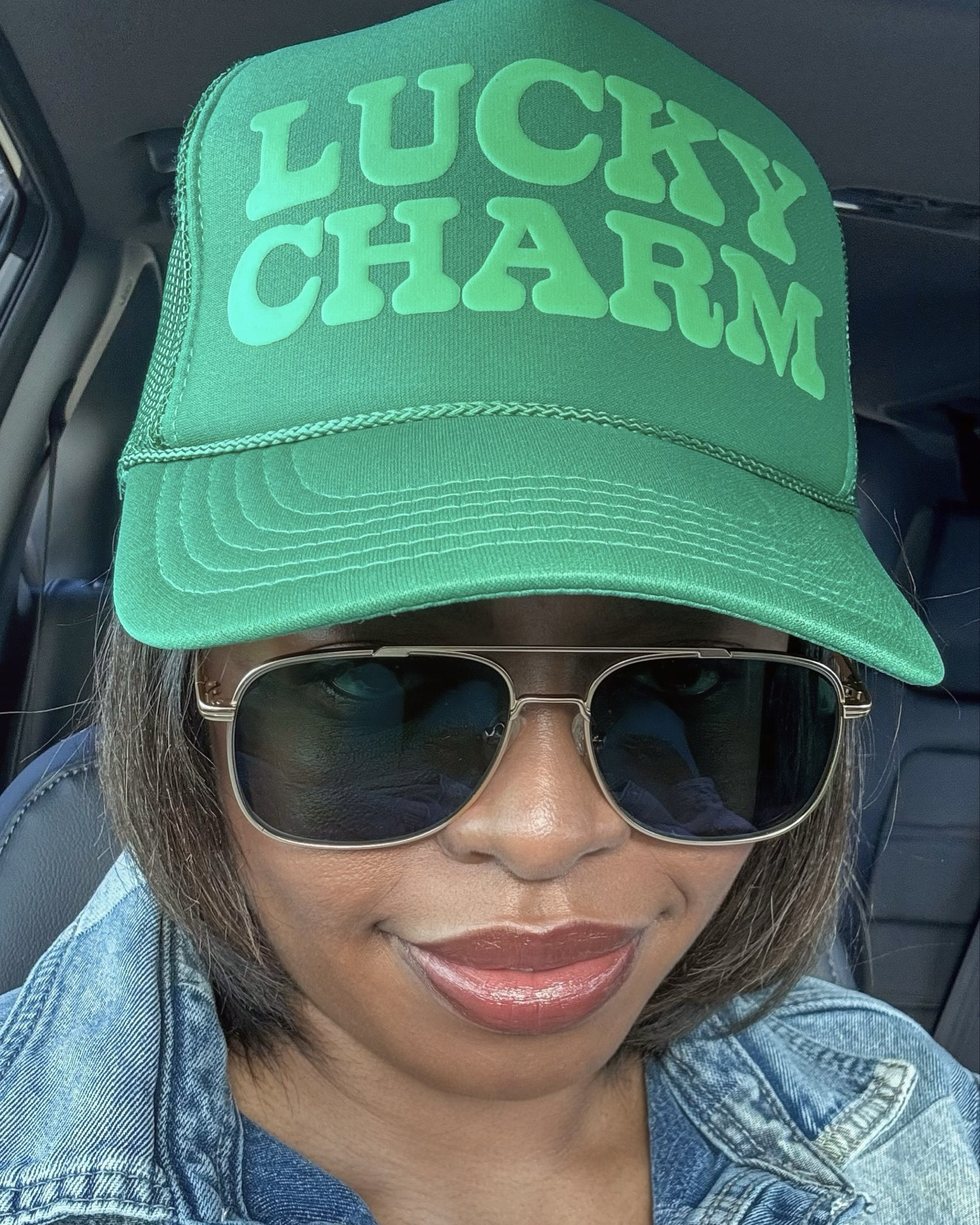 St. Patrick’s Day ootd. 

#sponsored hat & glasses previously gifted  

#LTKSeasonal #LTKootd