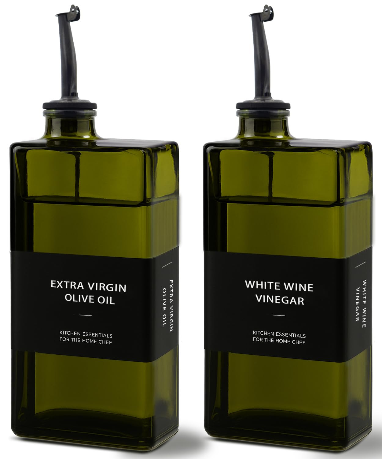 Olive Oil Dispenser Bottle for Kitchen 16.9oz, UV-Blocking Oil and Vinegar Dispenser Set, Soy Sau... | Amazon (US)