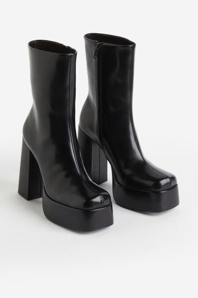 Platform Boots - Black - Ladies | H&M US | H&M (US + CA)