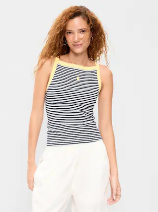 Snug Apron-Neck Tank Top | Old Navy (US)