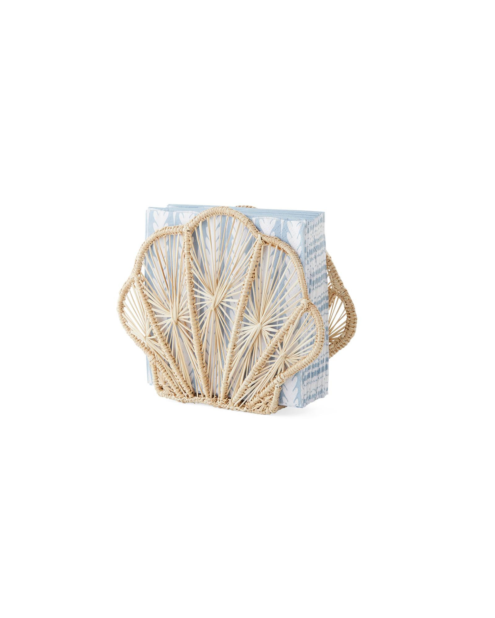 Scallop Seashell Napkin Holder | Serena and Lily