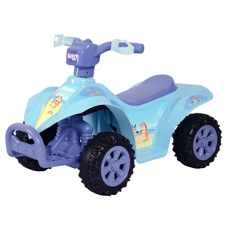 Bluey ATV Quad, 6V Battery Powered Ride-On for Kids Ages 1.5+, Blue - Walmart.com | Walmart (US)