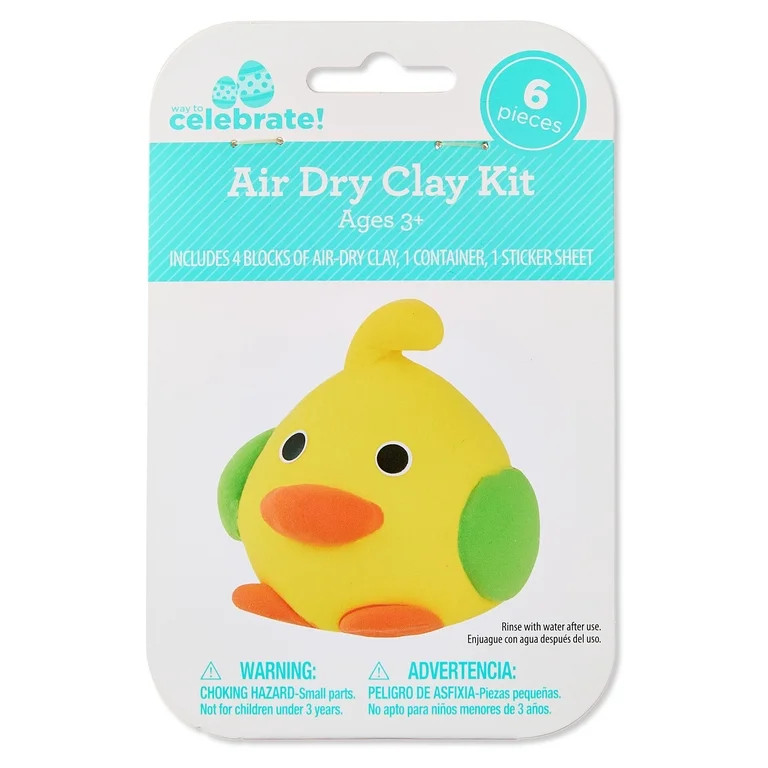 Chick Air Dry Clay Kit, Easter by Way To Celebrate | Walmart (US)