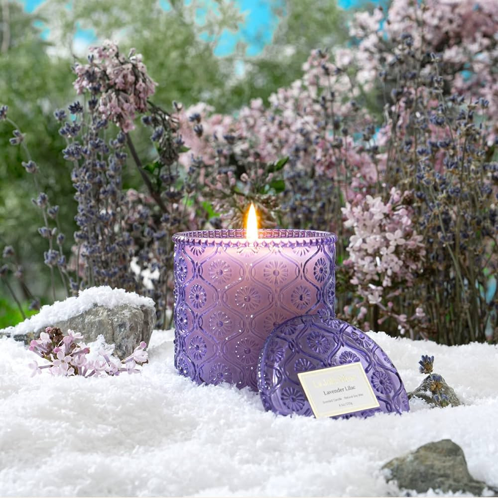 Lavender Candle, Candles Gifts for Women, Lavender Lilac Candle, LA JOLIE MUSE Scented Candle, Ar... | Amazon (US)