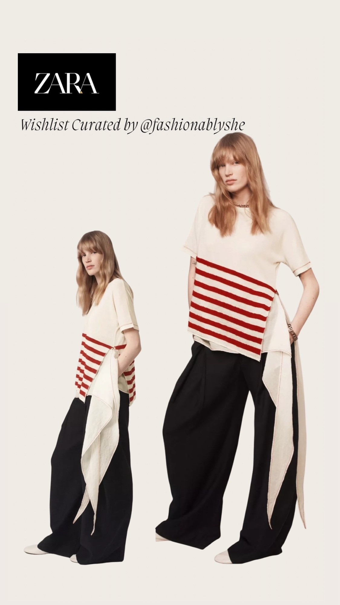 Zara stripe top and black slack 

#LTKOver40 #LTKmomlife #LTKdayinmylife