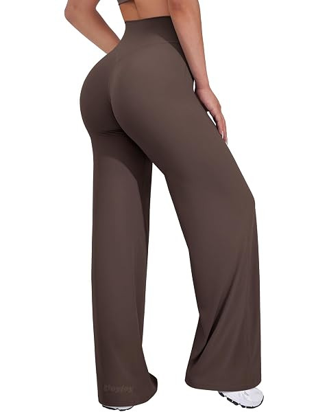 29"/31.5"/33"/35",No Front Seam,High Waist,Buttery,Booty Lifting,Wide Leg | Amazon (US)