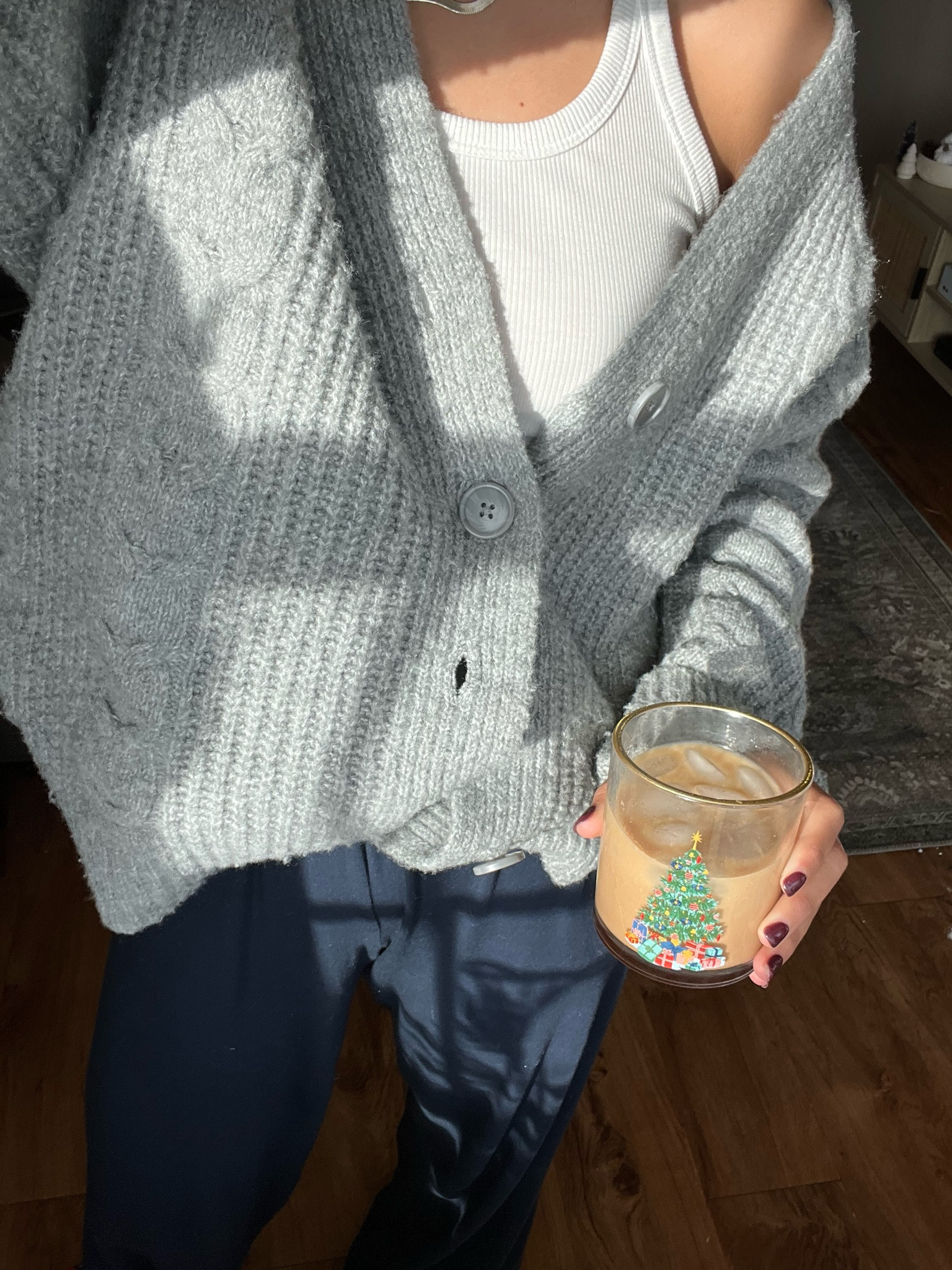cozy morning with my Christmas coffee mug 

#LTKHoliday #LTKSeasonal #LTKFindsUnder100