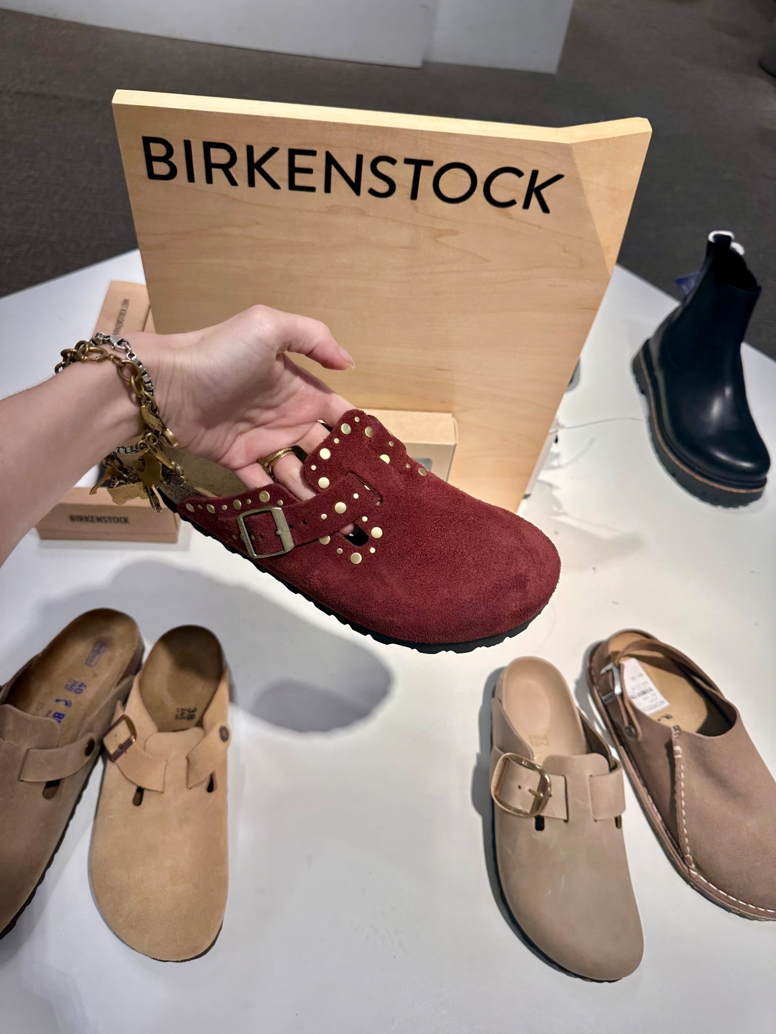 Obsessed with these studded burgundy Boston Clogs for fall 

Birkenstock Boston | suede clogs | studded | burgundy shoes | fall shoes | slides | clogs 

#LTKSeasonal #LTKStyleTip #LTKShoeCrush