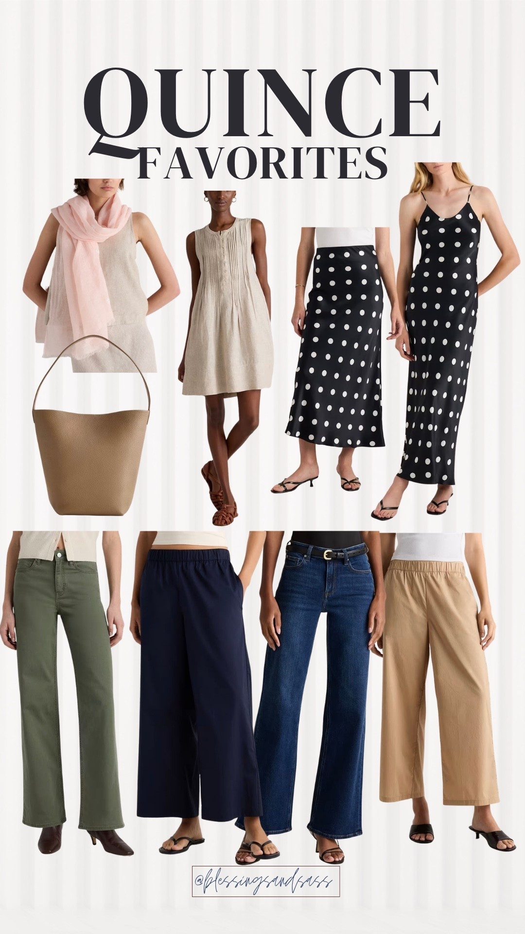 More Quince favorites I’m loving lately! From easy dresses and polished pants to the cutest polka-dot pieces, these are such good staples for finishing out summer and transitioning into fall.✨

#LTKSeasonal