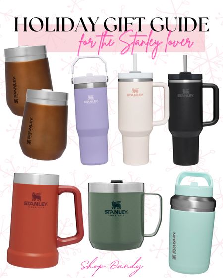 Holiday gift guide for the Stanley Lover 

Tumblers, mugs, water bottles, water jugs and more!! 

#stanleytumbler #stanleyquencher #stanleypmi #insulatedcup 

#LTKHoliday #LTKSeasonal #LTKunder50