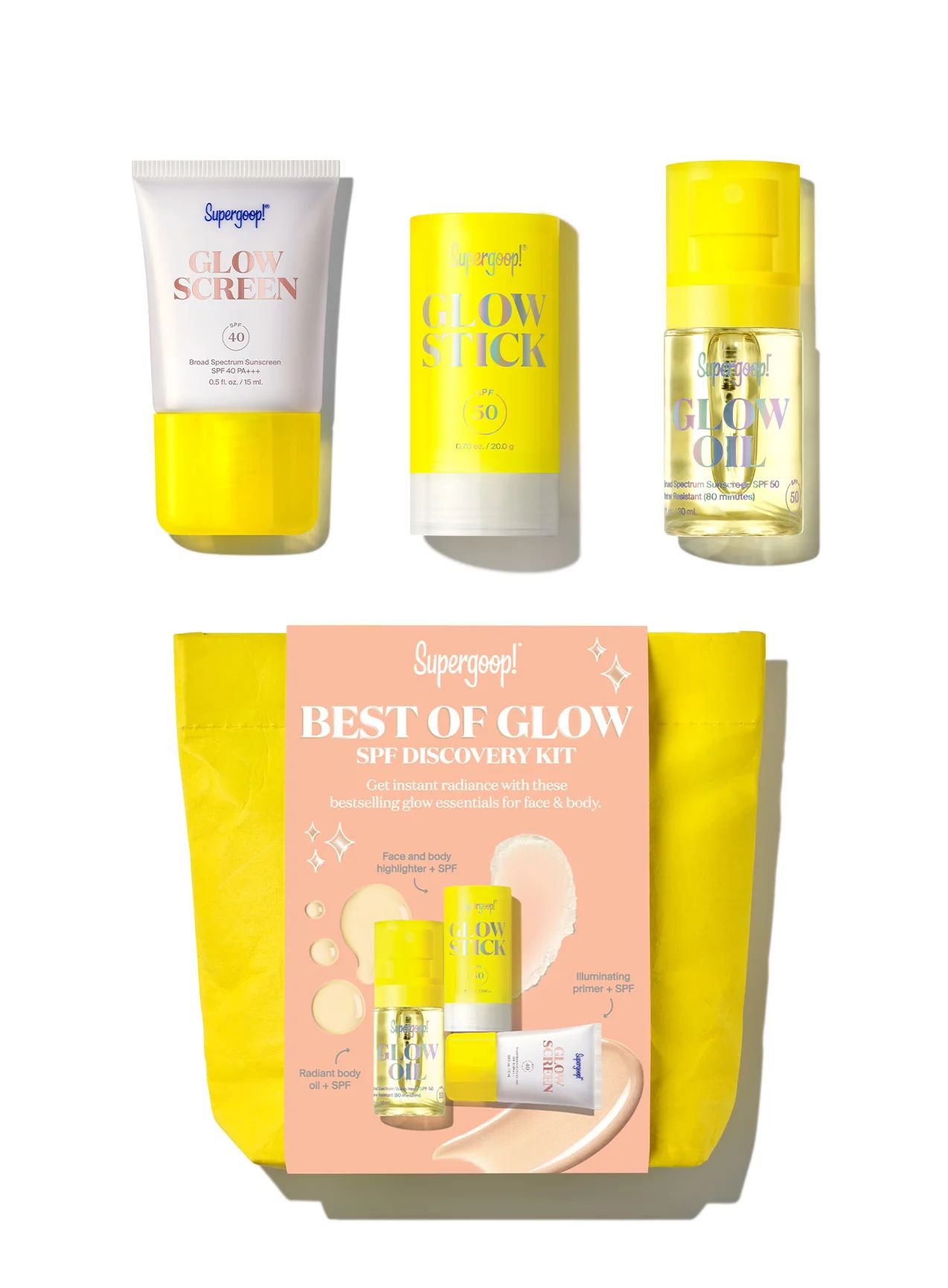 Best of Glow SPF Discovery Kit | Supergoop