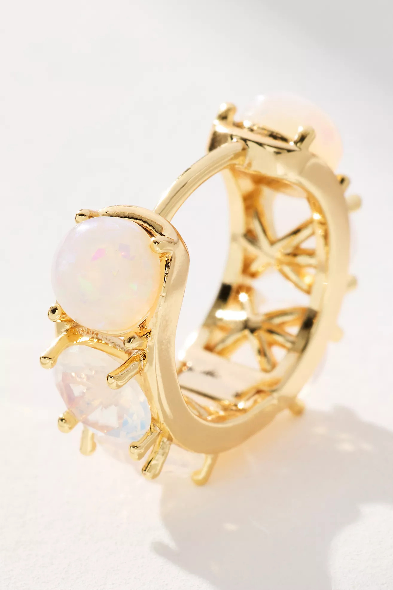 Crystal Mini Huggie Hoop Earrings | Anthropologie (US)