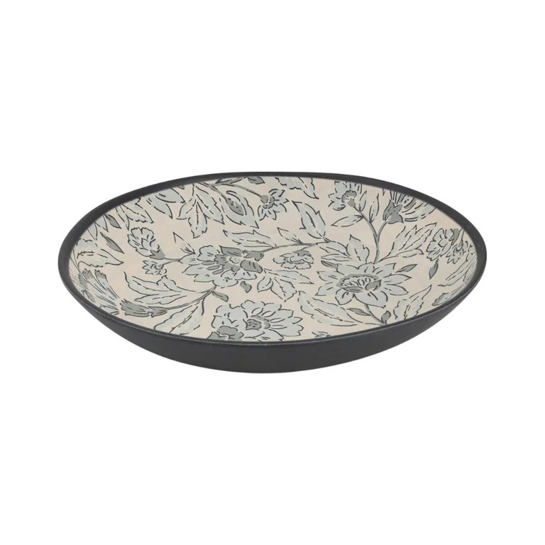 Better Homes & Gardens Bamboo Melamine Serve Bowl, Floral | Walmart (US)