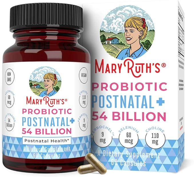 Vegan Postnatal Probiotic by MaryRuth's - Capsules Loaded with Essential Nutrients for Breastfeed... | Amazon (US)