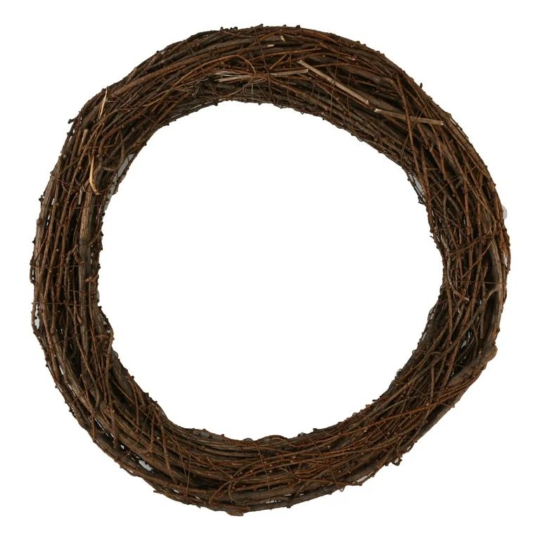 Hampton Art  Size 18" Grapevine Wreath Twig Twine, 1 Each | Walmart (US)