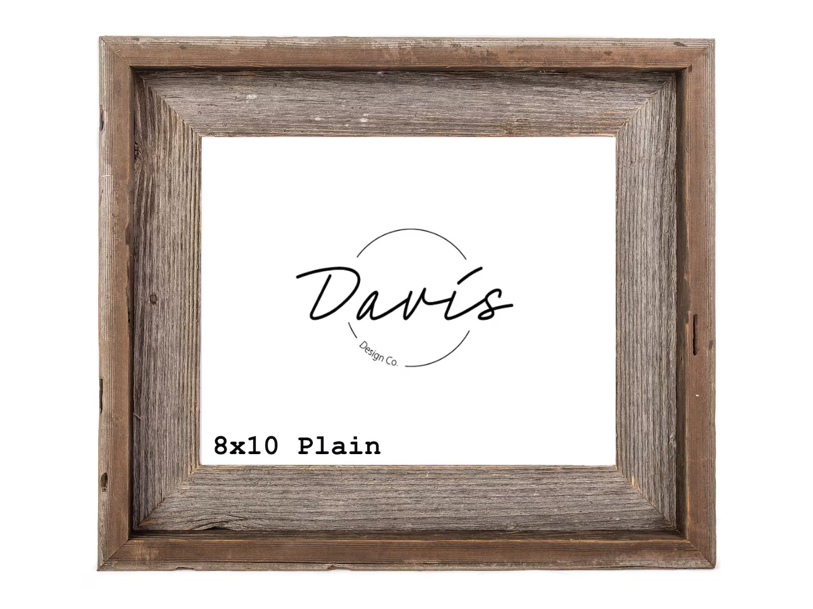 8 x 10 Plain rustic barnwood barn wood frame weathered reclaimed wood picture photo frame | Etsy (US)