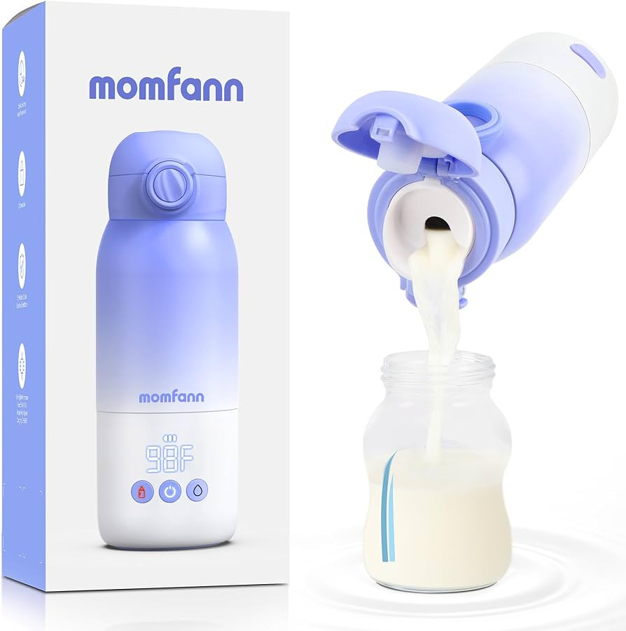 Portable Bottle Warmer for Travel, Dual Heating Modes Baby Milk Warmer On The Go for Breastmilk, ... | Amazon (US)
