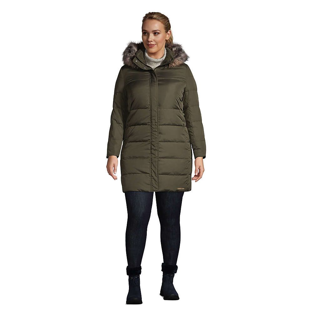 Women's Plus Size Down Winter Coat | Lands' End (US)