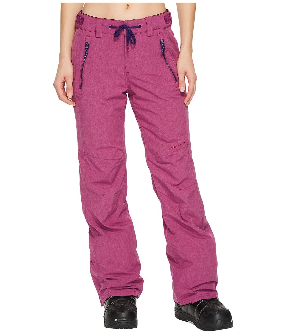 O'Neill - Streamlined Pants (Hollyhook) Women's Outerwear | Zappos