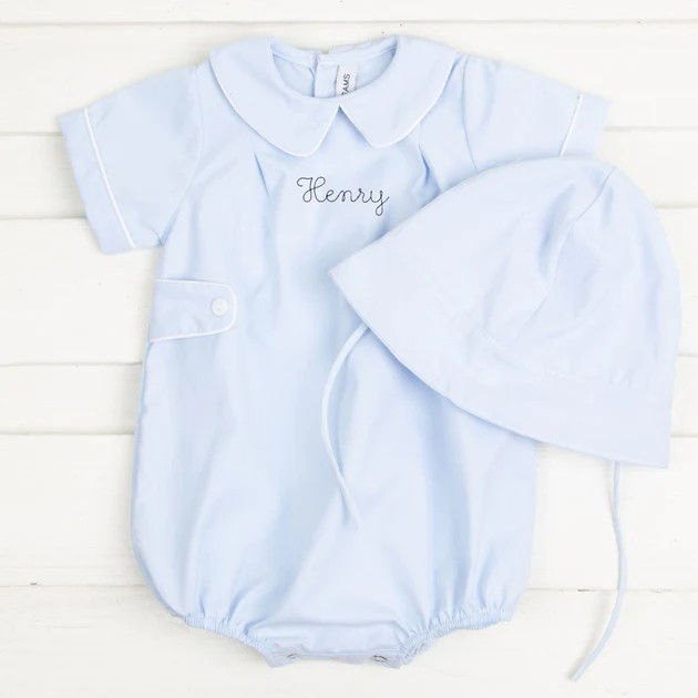 Blue Boy Bubble Infant Set | Classic Whimsy