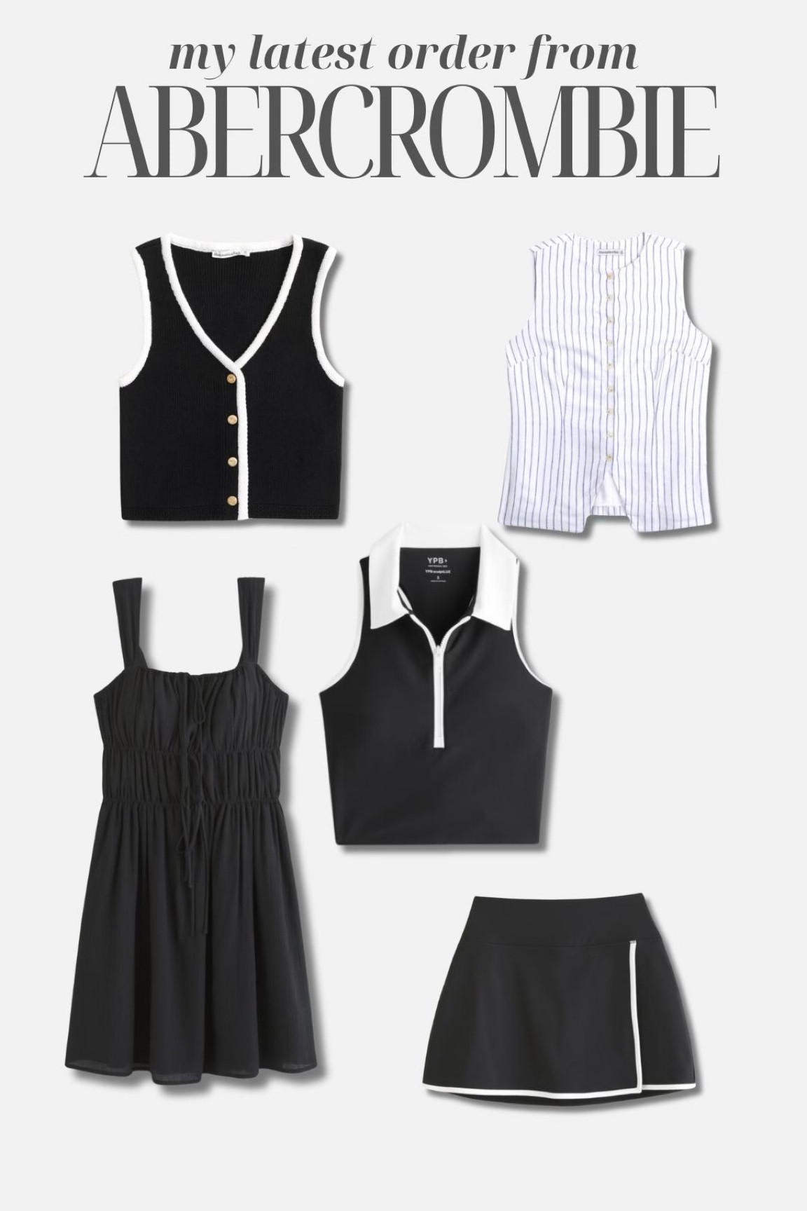 My latest Abercrombie order for summer! Ordered a small in everything!

#LTKSeasonal #LTKStyleTip