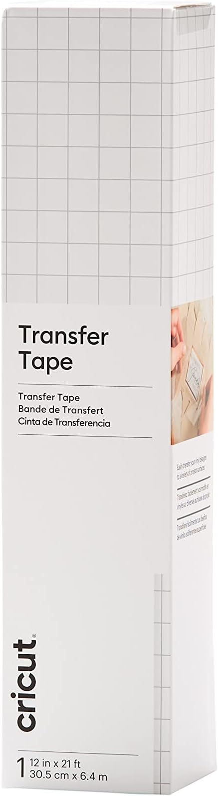 Cricut Transfer Tape - 1ft x 21ft - Easy Transfer Adhesive Sheet for Vinyl Projects - Compatible ... | Amazon (US)