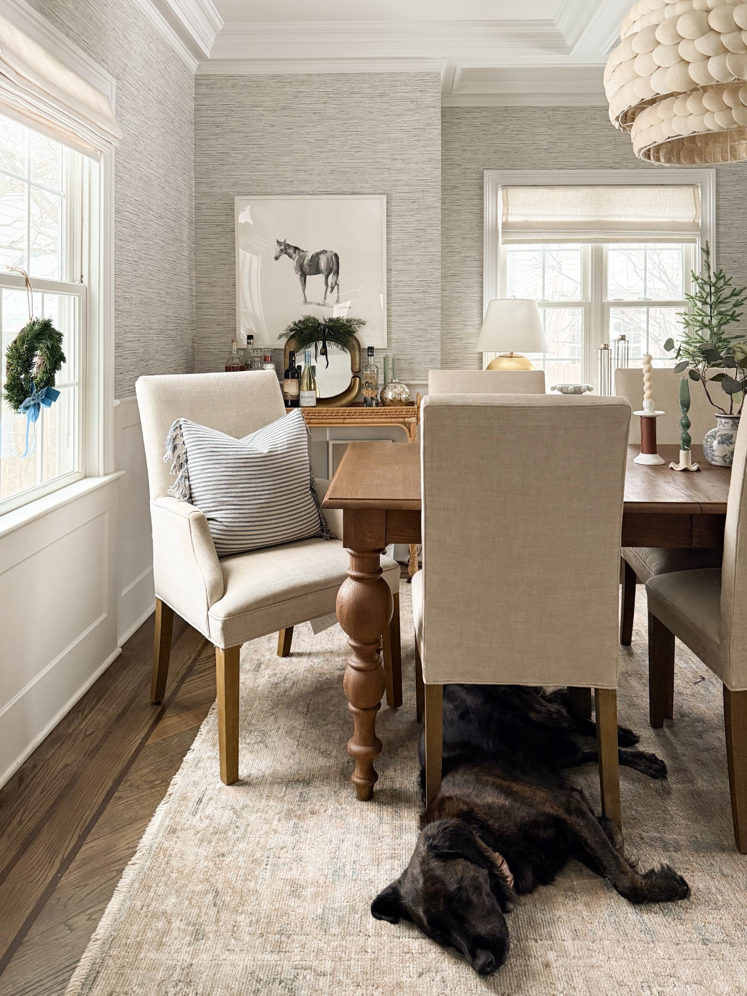 One week until Christmas! Sharing some holiday dining room inspo that transitions perfectly through the winter months 🙌🏻

#LTKSeasonal #LTKHoliday #LTKHome