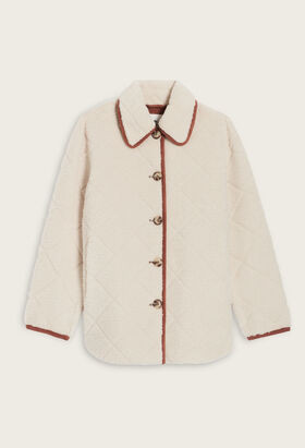 Manteau effet peau lainée | Claudie Pierlot (FR, DE, ES, UK)